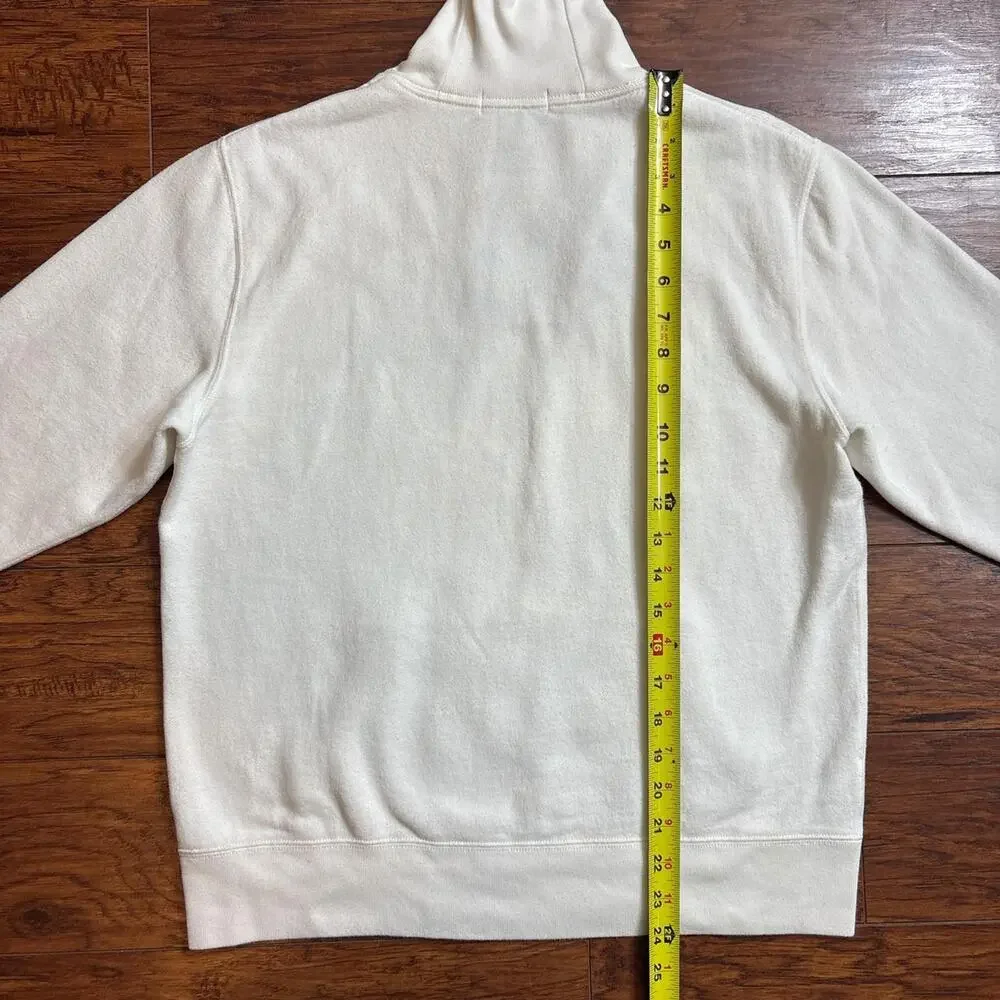 Polo Ralph Lauren White Shawl Collar Button Sweatshirt Size Boys XL(18-20)